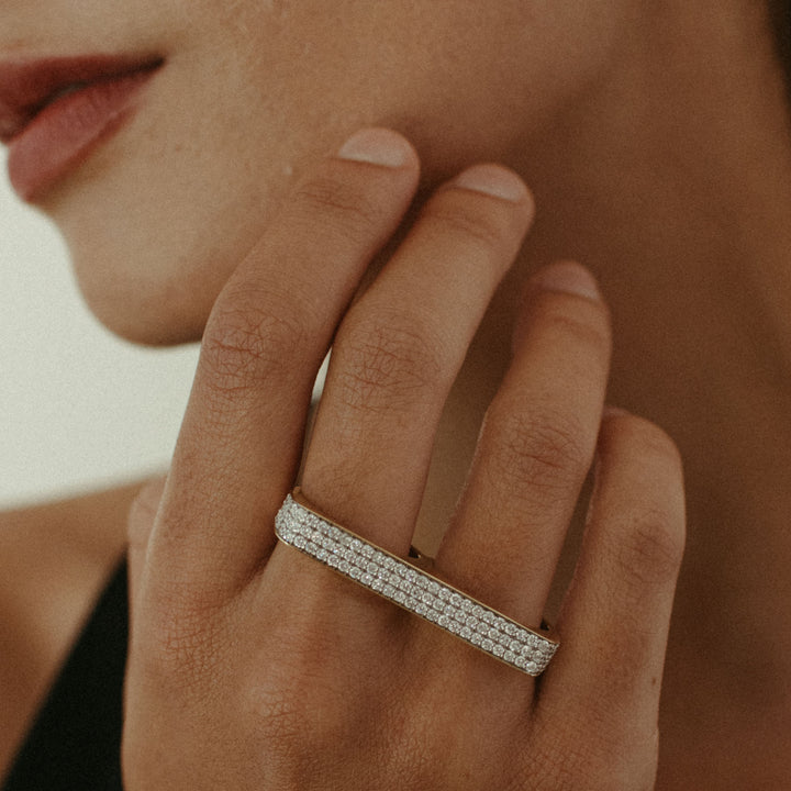 Double Diamond Ring